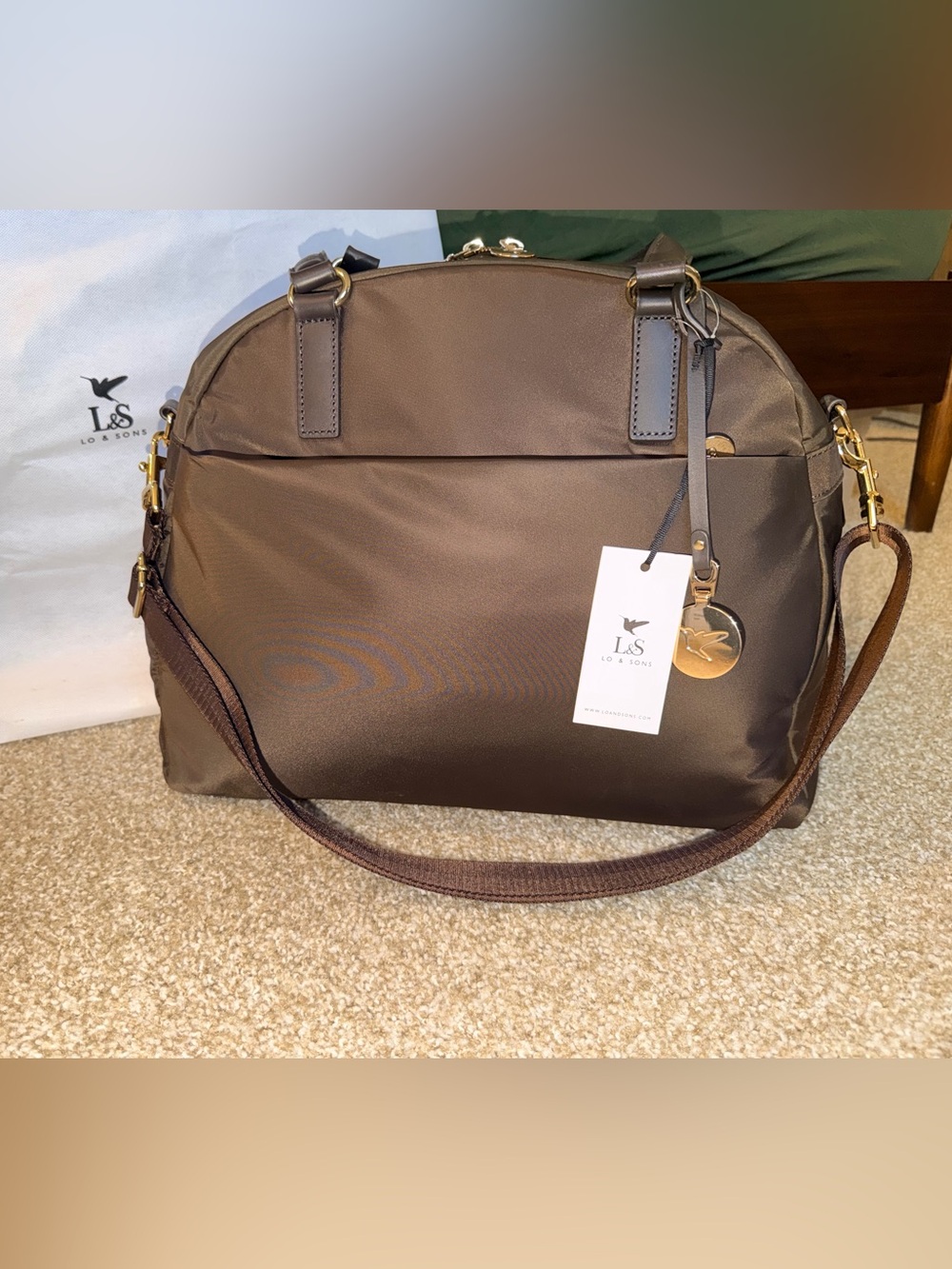 NWT Lo & Sons OMG OG2 Overnight Weekender Travel Bag Laptop Work Gym